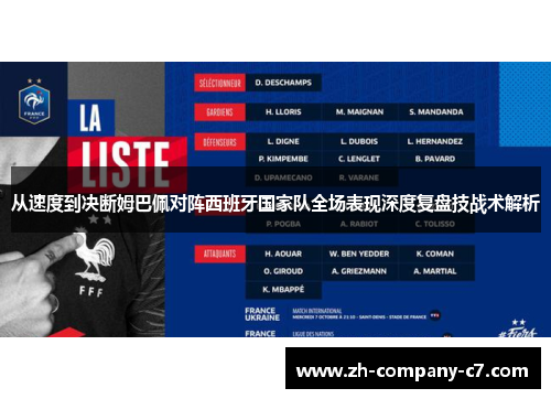 从速度到决断姆巴佩对阵西班牙国家队全场表现深度复盘技战术解析